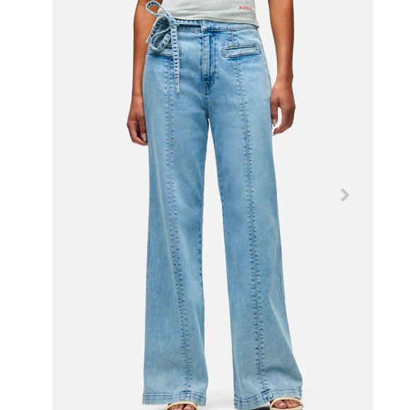 Hudson Jeans Denim - HUDSON TIE WAIST PINTUCKED TROUSER SIZE 27